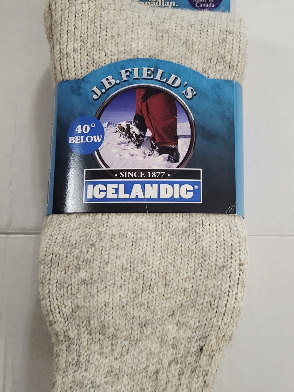 J.B fields NWT 40 below Icelandic socks wool .
